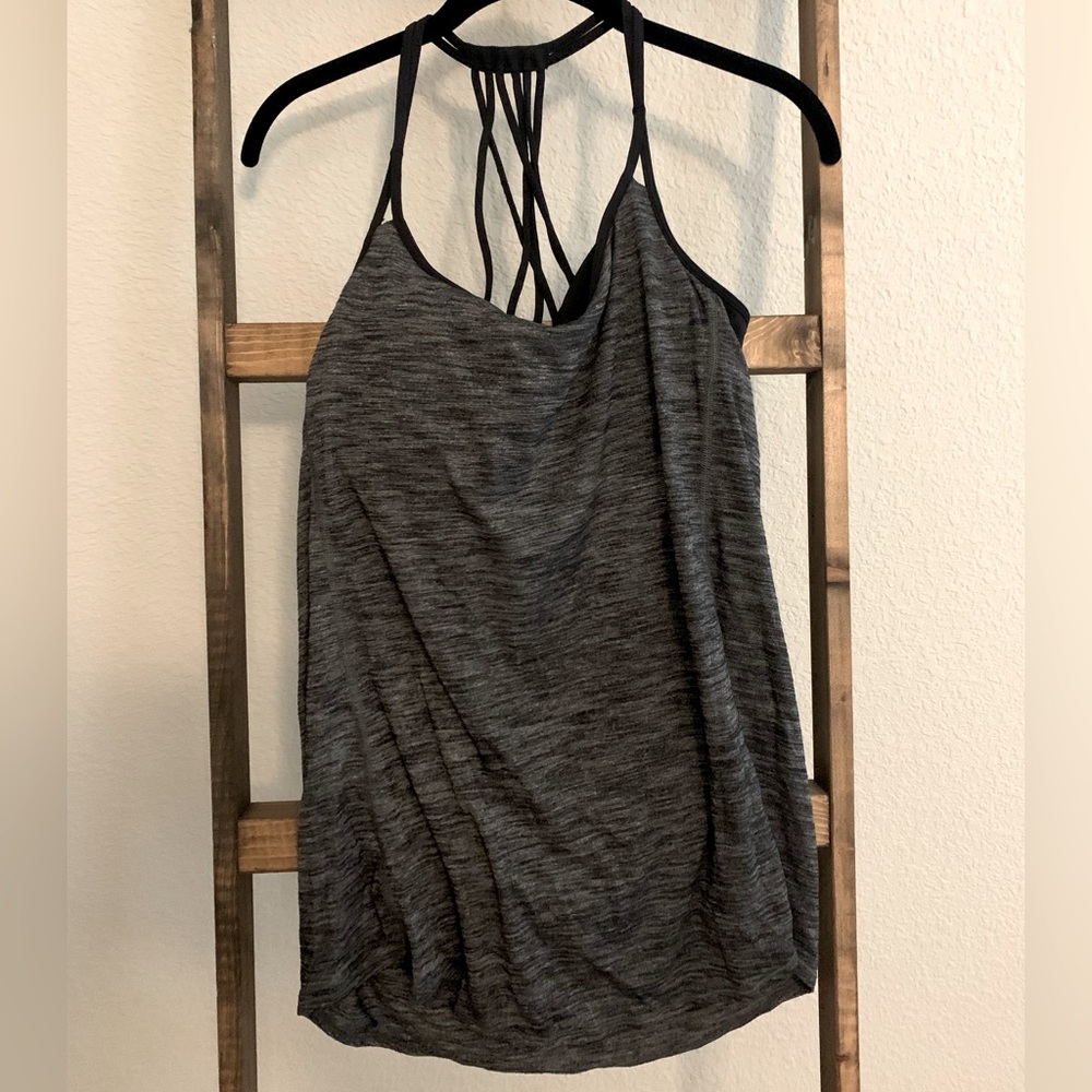 LULULEMON Strappy back built-in bra tank top